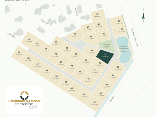 Grundstück zum Kauf provisionsfrei 174.043 € 647 m² Grundstück Küsterkamp 41 Jembke 38477