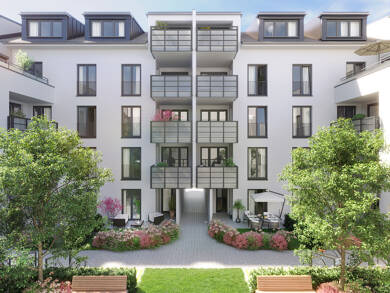 Wohnung zum Kauf - Neubau provisionsfrei 919.900 € 3 Zimmer 74,4 m² EG frei ab sofort Nestroystraße 13 Sendling-Westpark München 81373