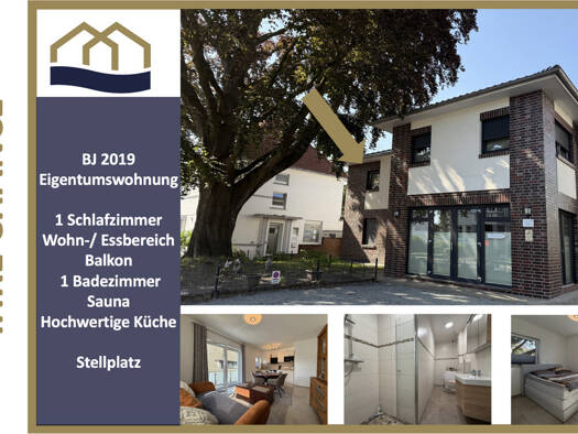 Wohnung zum Kauf 149.000 € 2 Zimmer 39,5 m² Bahnhofstrasse 5b Westerstede 26655