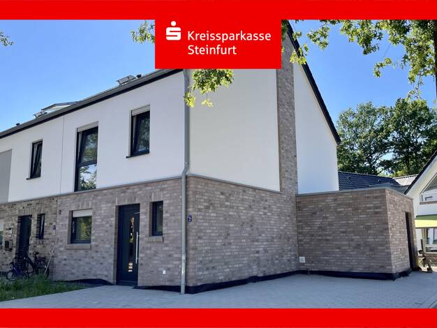Reihenendhaus zum Kauf - Erstbezug 368.800 € 5 Zimmer 124,4 m² 196,2 m² Grundstück frei ab sofort Mettingen Mettingen 49497