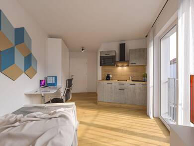 Wohnung zum Kauf - Erstbezug provisionsfrei als Kapitalanlage geeignet 210.000 € 2 Zimmer 24 m² Felseckerstr. 1 Gärten b Wöhrd Nürnberg 90489