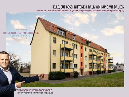 Wohnung zum Kauf 73.900 € 3 Zimmer 58,7 m² EG Schmiedestraße 20b WE03 Zschortau Rackwitz 04519