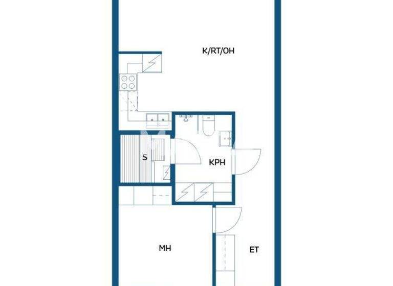 Reihenmittelhaus zum Kauf 165.000 € 2 Zimmer 50,5 m² 2.225 m² Grundstück Lopentie 20 Lempäälä 37550