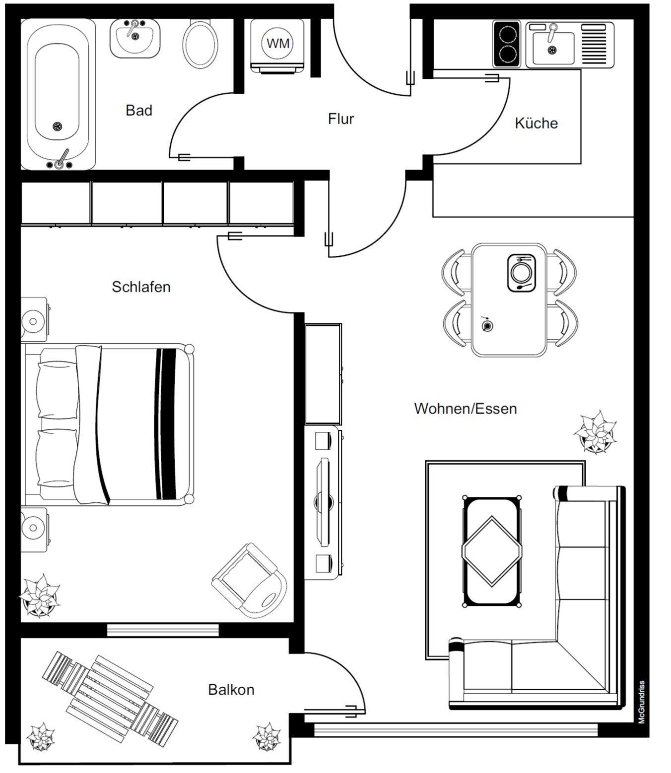 Wohnung zum Kauf 180.000 € 2 Zimmer 48,5 m²<br/>Wohnfläche 3.<br/>Geschoss Hechtsheim Mainz 55129