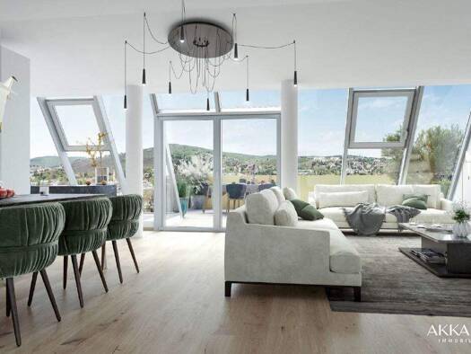 Penthouse zum Kauf - Erstbezug 2.500.000 € 3 Zimmer 158,3 m² 4. Geschoss Wien 1130