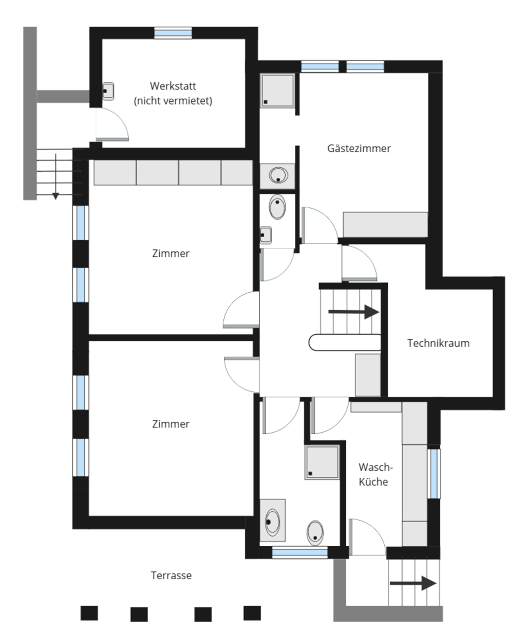 Einfamilienhaus zur Miete 6.500 € 9 Zimmer 220 m²<br/>Wohnfläche 800 m²<br/>Grundstück ab sofort<br/>Verfügbarkeit Groß Flottbek Hamburg 22607