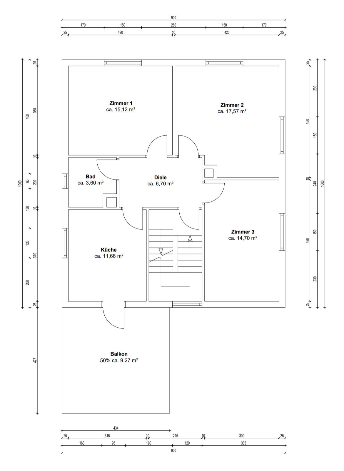 Wohnung zur Miete 940 € 3 Zimmer 78 m²<br/>Wohnfläche 1.<br/>Geschoss ab sofort<br/>Verfügbarkeit Kornblumenstraße 2 Mörsch Rheinstetten 76287