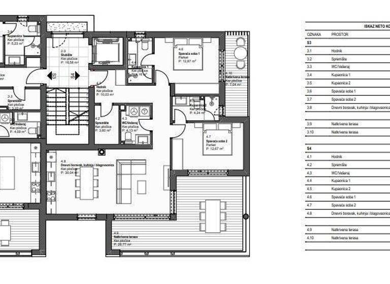 Wohnung zum Kauf 414.100 € 3 Zimmer 101 m² 1. Geschoss Tribunj Tribunj