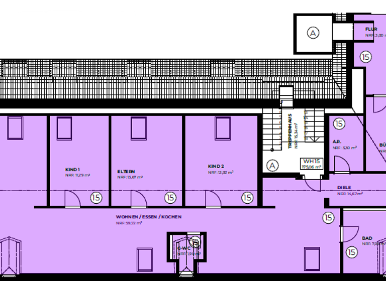 Wohnung zum Kauf provisionsfrei als Kapitalanlage geeignet 520.000 € 5 Zimmer 175 m² Igel 54298