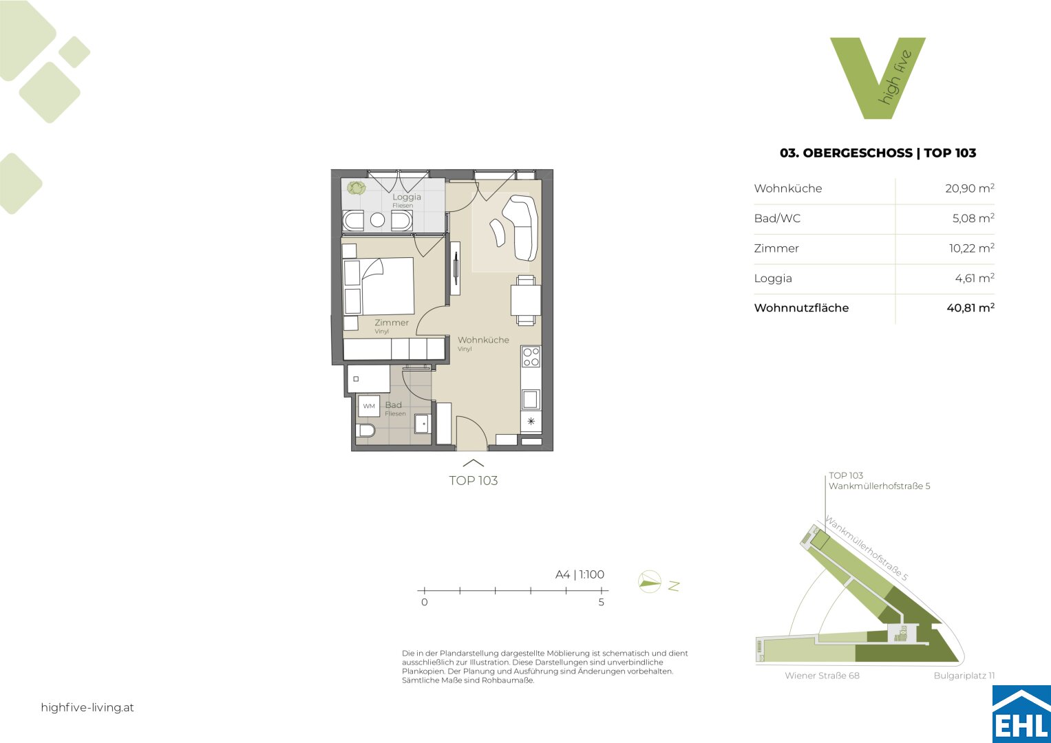 Wohnung zur Miete 488 € 2 Zimmer 36,2 m²<br/>Wohnfläche 3.<br/>Geschoss Waldegg Linz 4020