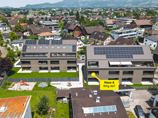 Terrassenwohnung zum Kauf - Erstbezug 622.000 € 4 Zimmer 87,3 m² Ringstraße 19 Feldkirch 6800