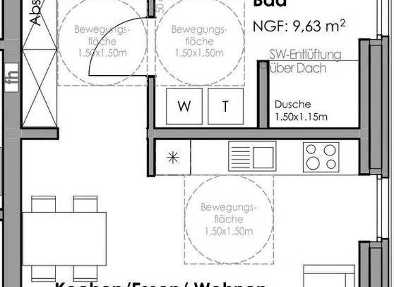 Wohnung zur Miete - Erstbezug 1.015 € 2 Zimmer 72,5 m² EG Borkenwirthe/Burlo Borken / Burlo 46325