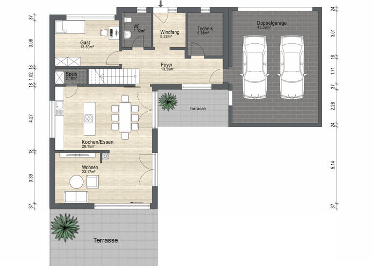 Einfamilienhaus zum Kauf 6,5 Zimmer 185,5 m² 743 m² Grundstück Utzenhofen 92280