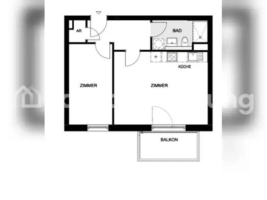 Wohnung zur Miete Tauschwohnung 500 € 2 Zimmer 50 m² Sasel Hamburg 22045