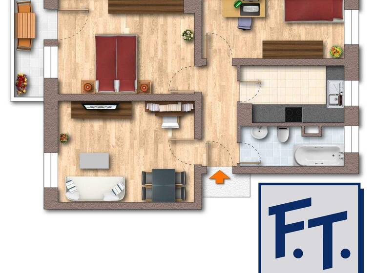 Studio zur Miete 343 € 3 Zimmer 57,2 m² EG frei ab 01.04.2026 Max-Müller-Str. 30 Zittau 02763