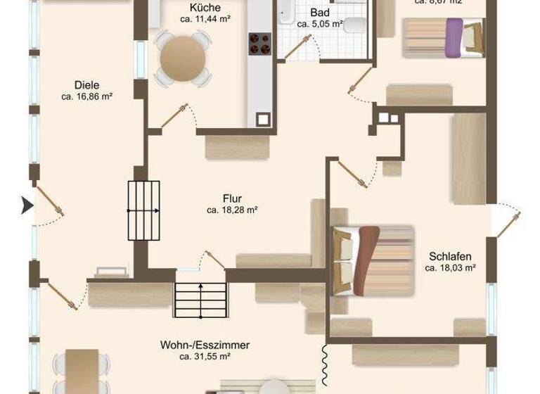 Wohnung zum Kauf 479.500 € 4 Zimmer 121,8 m² 3 Geschosse frei ab 01.03.2026 Bobingen 86399