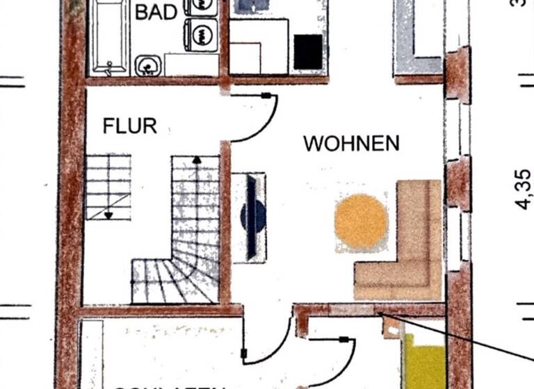 Wohnung zur Miete 850 € 3 Zimmer 75 m²<br/>Wohnfläche 1/2<br/>Geschoss Brüggen Brüggen 41379