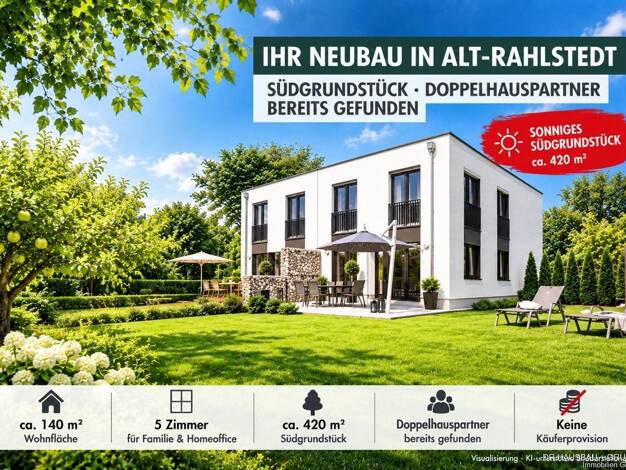 Doppelhaushälfte zum Kauf 594.560 € 5 Zimmer 140 m² 420 m² Grundstück Rahlstedt Hamburg 22147