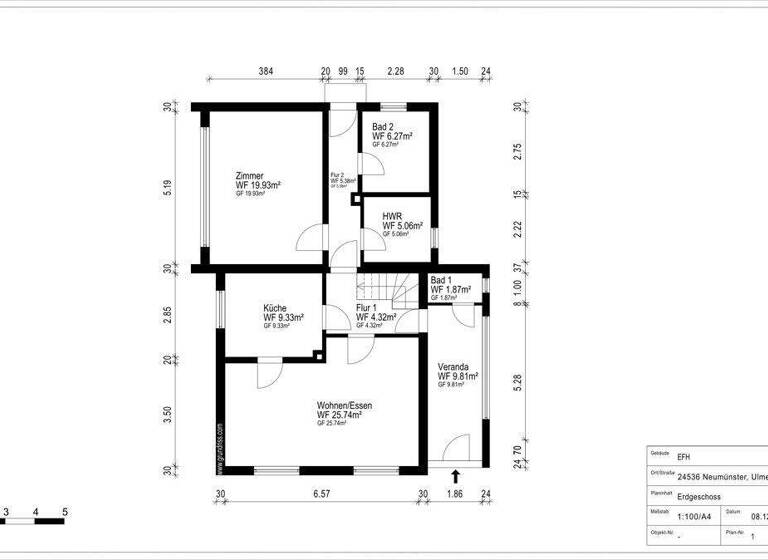 Einfamilienhaus zum Kauf 299.000 € 6 Zimmer 134,7 m² 1.143 m² Grundstück Tungendorf Neumünster 24536