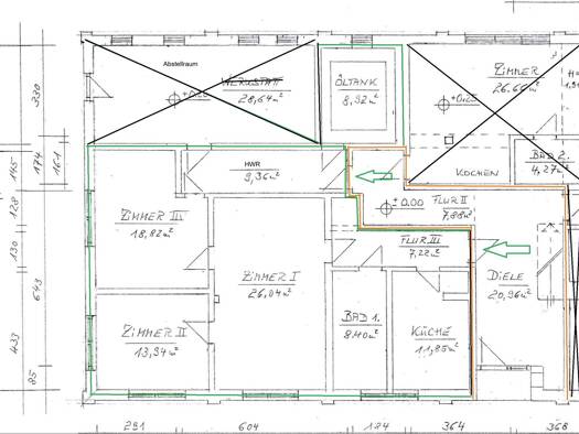 Wohnung zur Miete 750 € 3 Zimmer 95 m² Geschoss EG/2 frei ab sofort Neuenwalde Geestland 27607
