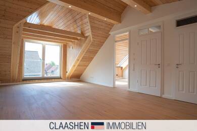 Wohnung zur Miete - Neubau 525 € 2 Zimmer 46 m² Dachgeschoss, 2. Geschoss Hage Hage 26524