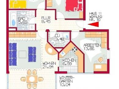 Wohnung zum Kauf provisionsfrei als Kapitalanlage geeignet 519.900 € 4 Zimmer 98,1 m² Pfarrer-Neumair-Str. 9 Burgerfeld Wasserburg am Inn 83512