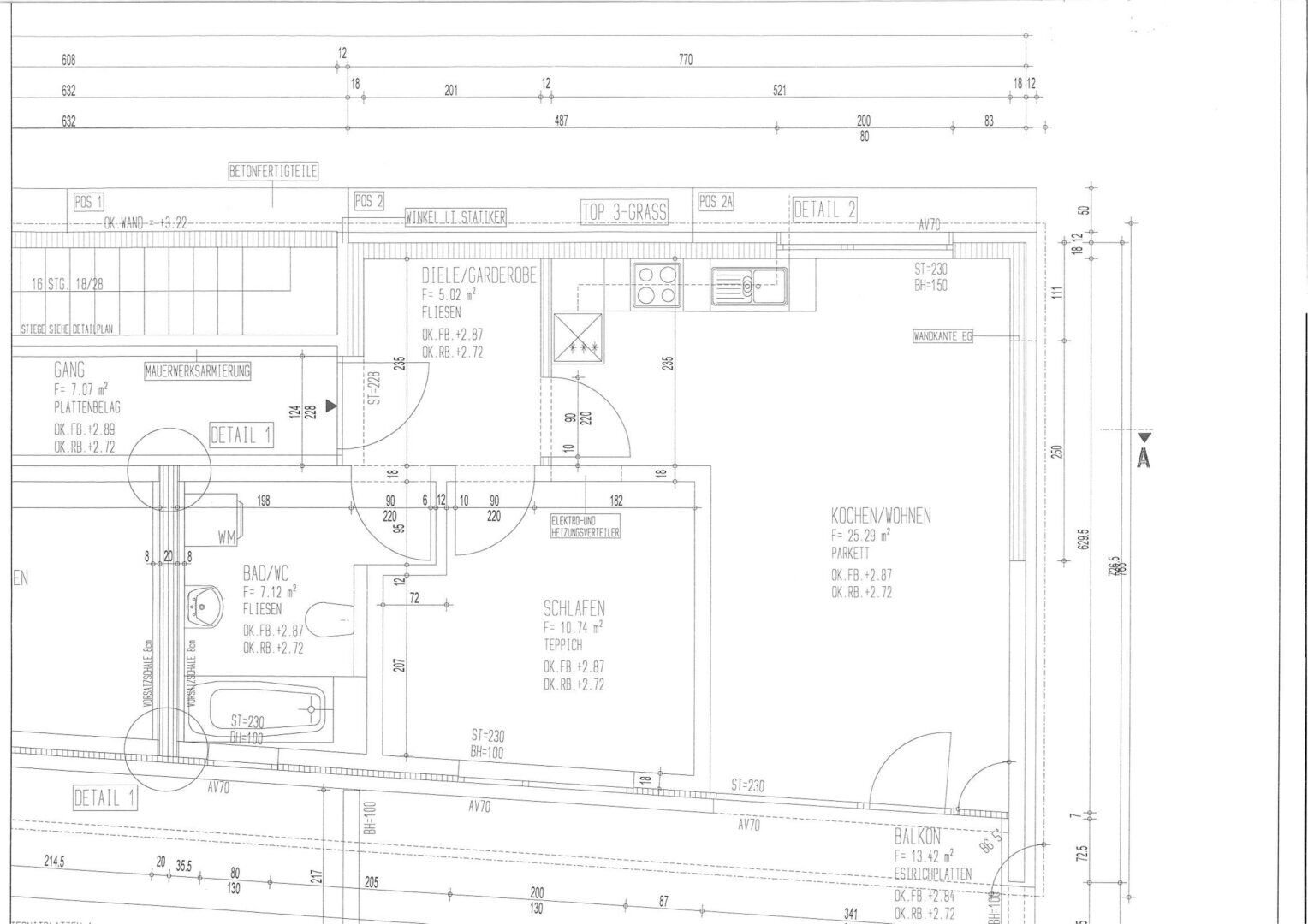 Wohnung zur Miete 700 € 48 m²<br/>Wohnfläche Nenzing 6710