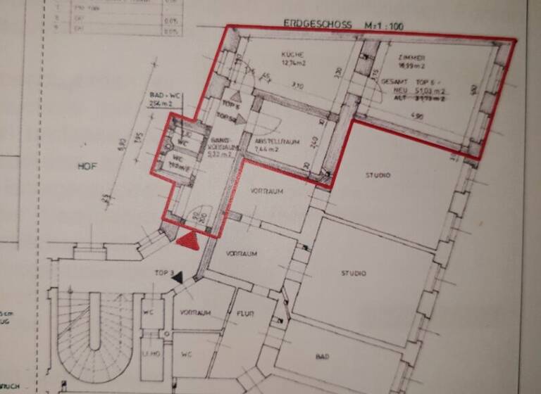 Wohnung zum Kauf 190.000 € 2 Zimmer 51 m² EG Gerhardusgasse 9 Wien 1200