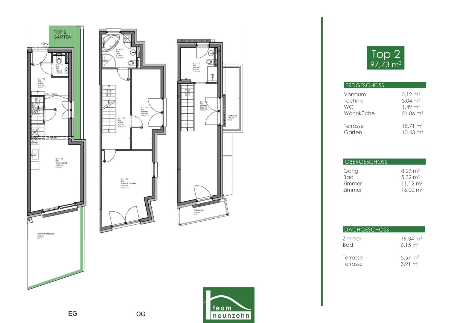 Doppelhaushälfte zum Kauf 537.001 € 4 Zimmer 97,7 m²<br/>Wohnfläche Leopoldauer Straße 155A Wien 1210