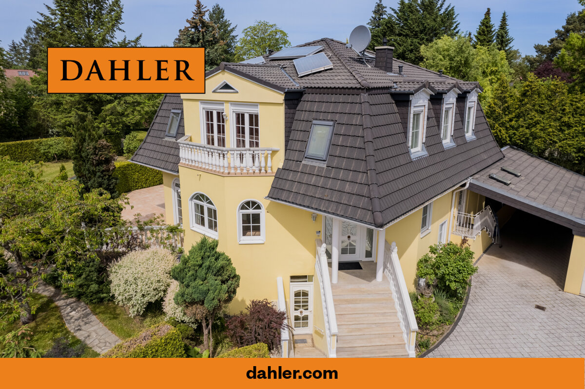 Villa zum Kauf 2.300.000 € 10 Zimmer 320,2 m²<br/>Wohnfläche 1.376 m²<br/>Grundstück Kleinmachnow 14532