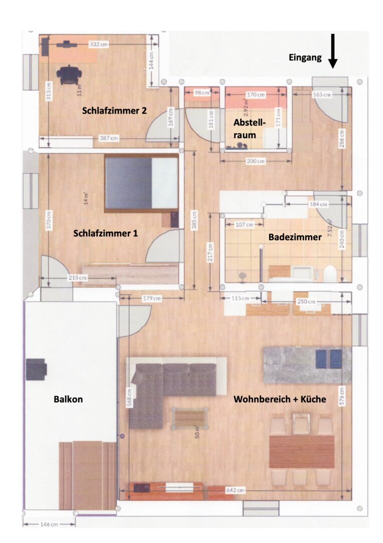 Wohnung zum Kauf 495.000 € 3 Zimmer 87 m²<br/>Wohnfläche Walgaustraße Schlins 6824