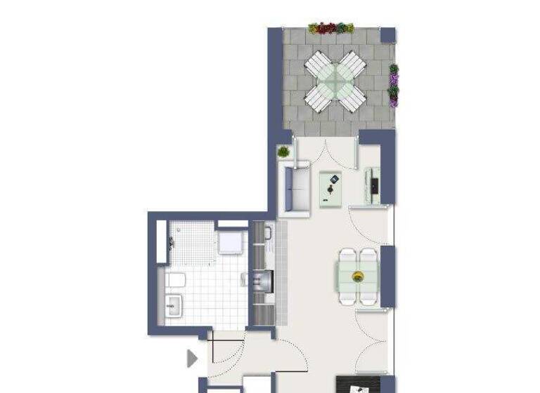 Studio zur Miete - Erstbezug 670 € 1 Zimmer 43 m² EG frei ab sofort Frieda-Mager-Allee 8 Dransdorf Bonn 53121