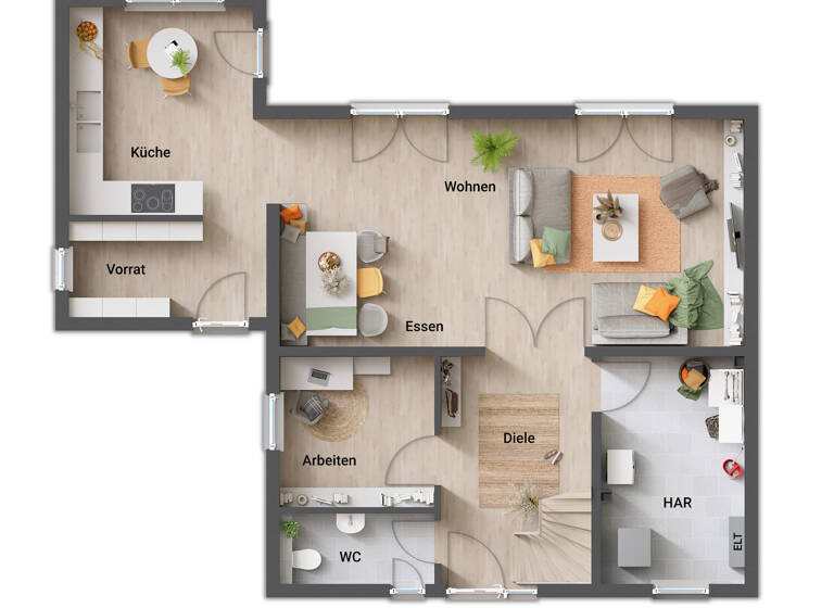 Stadthaus zum Kauf provisionsfrei 349.950 € 5 Zimmer 148,7 m² 657 m² Grundstück Lenzinghausen Spenge 32139