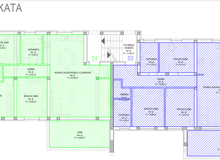 Wohnung zum Kauf 403.000 € 130 m² Zadar 2300