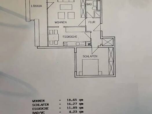 Wohnung zur Miete 800 € 2 Zimmer 63 m² Geschoss 1/4 frei ab 01.03.2026 Sertoriusring 23 Finthen Mainz 55126