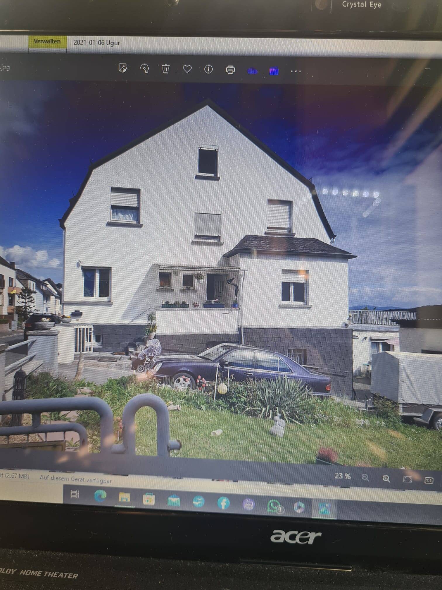 Immobilie in Brechen - EFH mit ELW, Dachterrasse, unverbaubarem Fernblick, gr.Garage - Bild 4