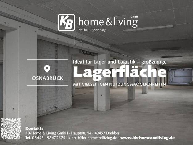 Lagerhalle zur Miete provisionsfrei 1.192 € 795 m² Lagerfläche Bohmterstraße 52c Gartlage Osnabrück 49074