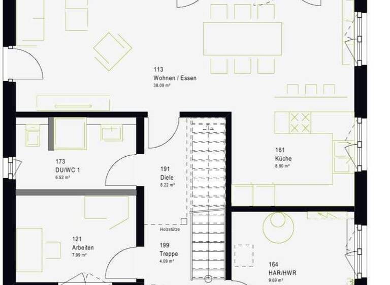 Einfamilienhaus zum Kauf provisionsfrei 325.082 € 6 Zimmer 160 m² 385 m² Grundstück Eschweiler 52249