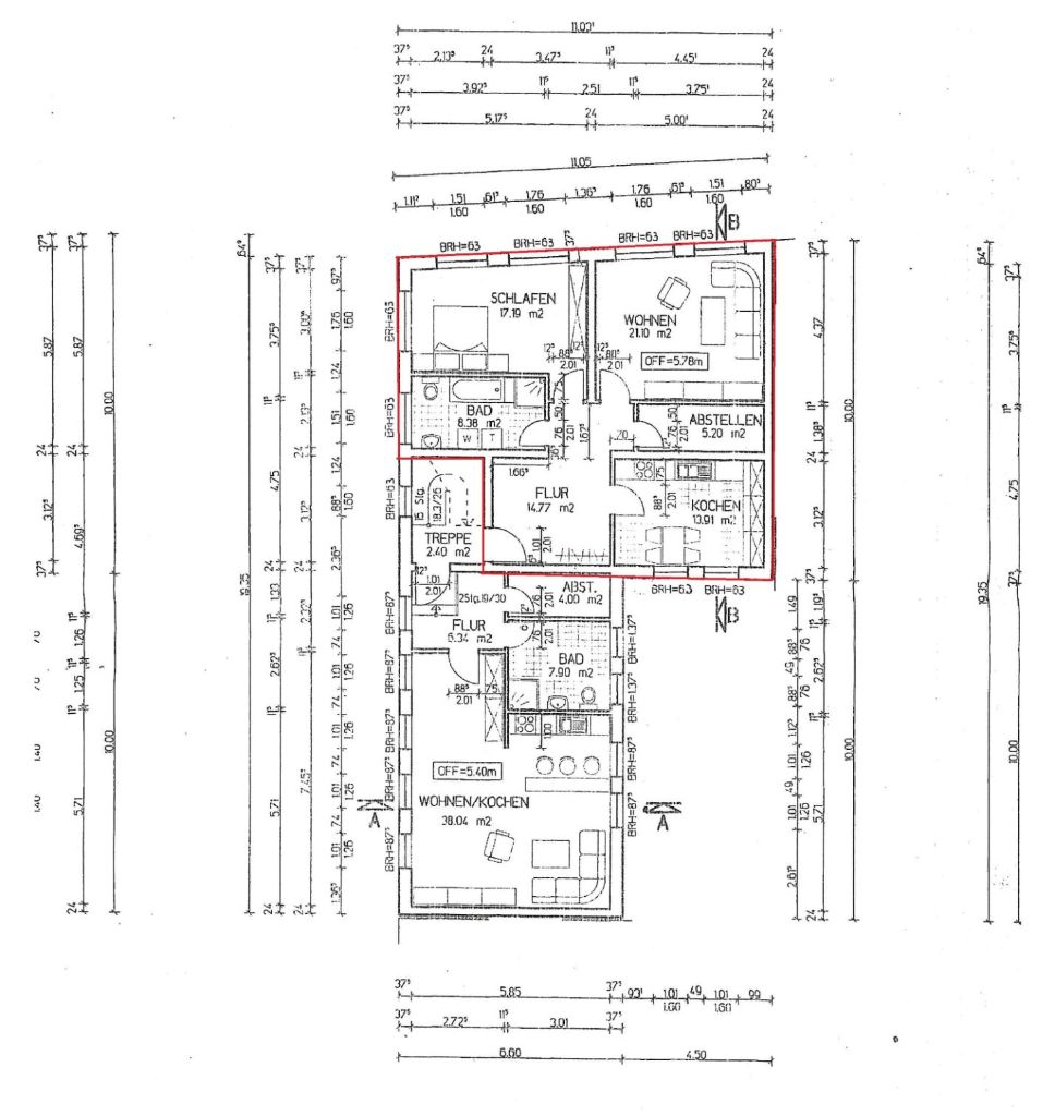 Wohnung zur Miete 564 € 2 Zimmer 80,5 m²<br/>Wohnfläche ab sofort<br/>Verfügbarkeit Schweriner Viertel Güstrow 18273