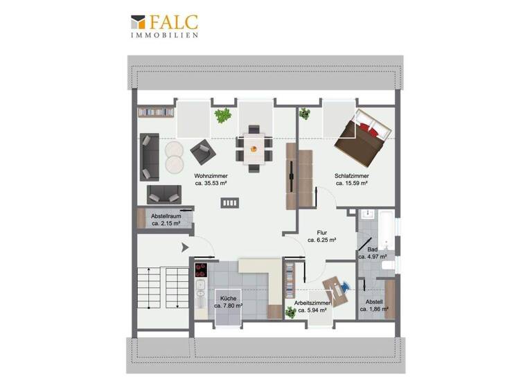 Wohnung zum Kauf provisionsfrei 189.000 € 3 Zimmer 77 m² 3. Geschoss Mettmann 40822