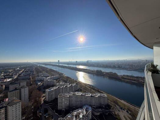 Studio zur Miete - Erstbezug 1.500 € 1 Zimmer 34,9 m² 30. Geschoss Wagramer Straße Wien 1220