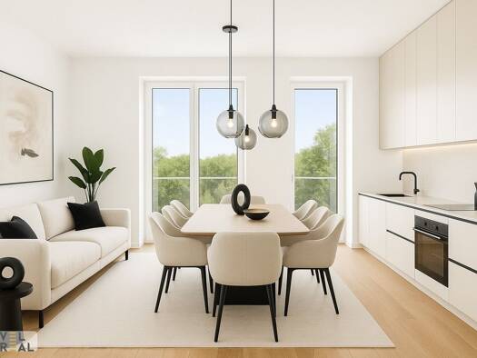 Terrassenwohnung zum Kauf - Erstbezug 709.000 € 4 Zimmer 91,3 m² 3. Geschoss Wien 1210