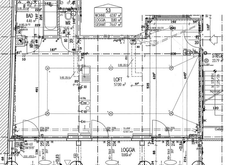 Loft zum Kauf 439.000 € 2 Zimmer 62 m² 5. Geschoss Wien 1050