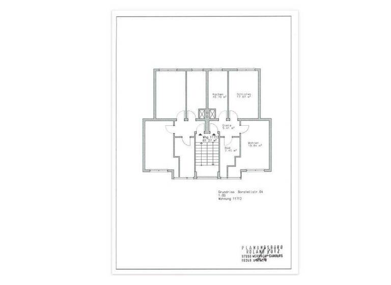 Wohnung zum Kauf 279.000 € 2 Zimmer 62 m² 1. Geschoss Steglitz Berlin 12167