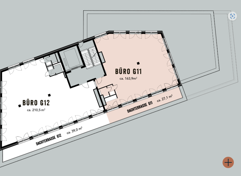 Bürofläche zur Miete provisionsfrei 17 € 374,4 m² Bürofläche teilbar ab 148,3 m² Rothenburgsort Hamburg 20539