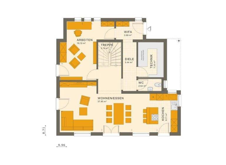 Einfamilienhaus zum Kauf 590.000 € 6 Zimmer 143 m² 420 m² Grundstück Steinmauern 76479