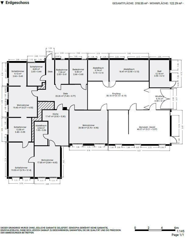 Einfamilienhaus zum Kauf 498.500 € 7 Zimmer 122 m²<br/>Wohnfläche 19.413 m²<br/>Grundstück Bernstorf-Ausbau Stepenitztal 23936