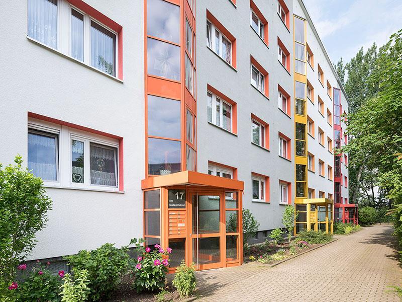 Wohnung zur Miete 379 € 3 Zimmer 60,5 m²<br/>Wohnfläche 5.<br/>Geschoss Am Taubenbrunnen 17 Westliche Neustadt Halle (Saale) 06124