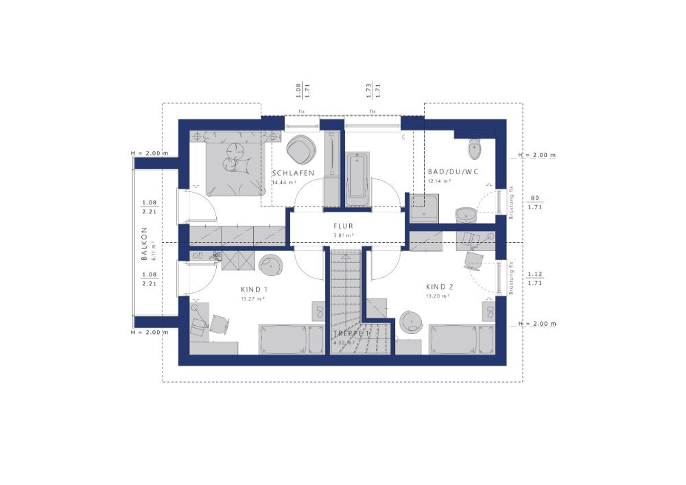 Einfamilienhaus zum Kauf 442.283 € 4 Zimmer 136 m²<br/>Wohnfläche 578 m²<br/>Grundstück Marktbreite Magdeburg 39130