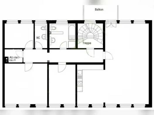 Wohnung zur Miete Tauschwohnung 1.000 € 4 Zimmer 140 m² 2. Geschoss Langenhorst Velbert 42551